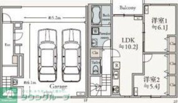 Campana Biancoの物件間取画像